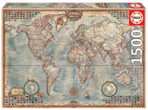 Educa genuine puzzles mappa - puzzles,