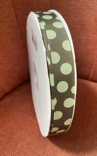 Nastro grosgrain verde - 22,