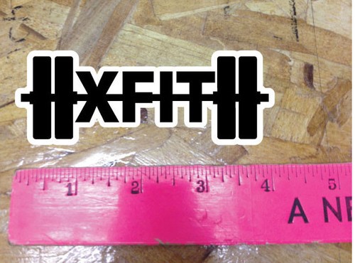 Adesivo crossfit xfit cross - adesivo,
