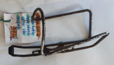 VECCHIA GABBIA BORRACCIA FILO ACCIAIO MORSETTI SPECIALI ORIGINALI BICI VINTAGE