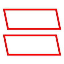 Kit contrassegni adesivi, 2 pz