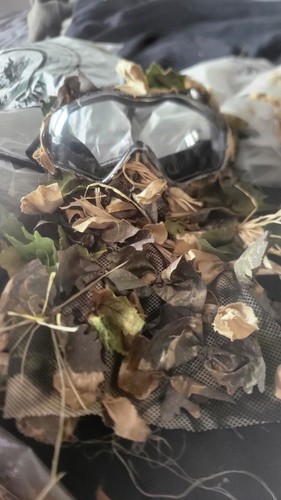 Maschera ghillie - maschera, 🍀🍁🌿