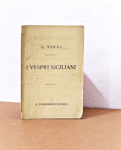 Verdi vespri siciliani - verdi, i