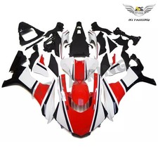 Carena stampo iniezione FL adatta per Yamaha 2015-2019 YZF R1 rosso bianco set ABS j02