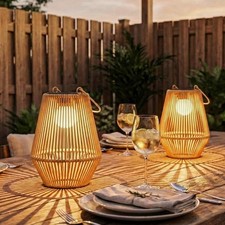 Set 2 Lampade da Giardino
