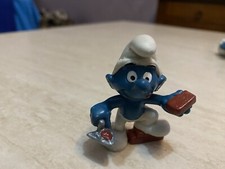 Puffo Schleich Peyo muratore