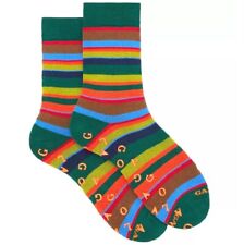 Calze Gallo Corte Antiscivolo Rigate Unisex Cotone Eucalipto Rame TG. U 40 - 45