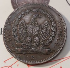 REPUBBLICA ROMANA 3 BAIOCCHI  1849