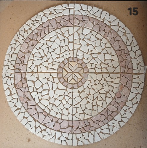 Rosone mosaico marmo - marmo, pavimenti