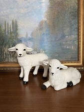 Coppia Statuine Ceramica