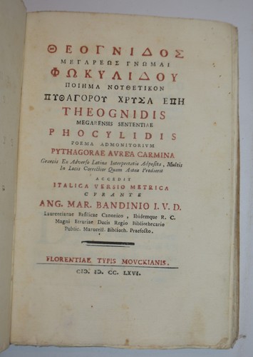 Teognide focilide pitagora - focilide,