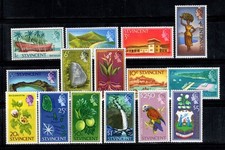 San Vincenzo 1965 Michel 205-219 nuovo di zecca 100% Regina Elisabetta II, Fauna, Flora, L