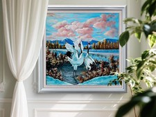  Quadro paesaggio invernale