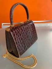 Borsa Vintage In Coccodrillo