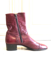 VINTAGE BEATLES BOOTS ANNI 70' PELLE VERA MADE IN ITALY RARITA'