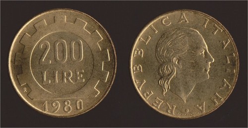 200 lire 1980 lavoro - 1980,