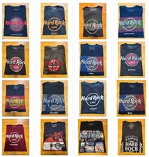 Hard Rock Cafe T-Shirt Nuova Uomo Collezione S M Paris Nice Dubai Glashow EU UK ✅