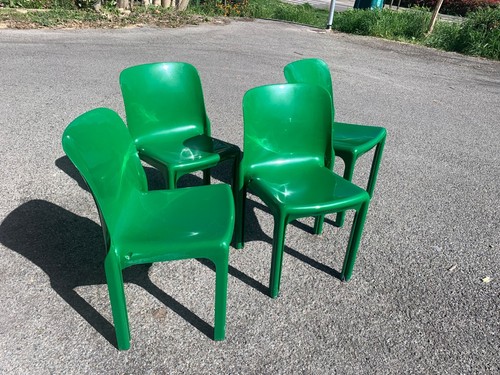 Set sedie design vintage - set,