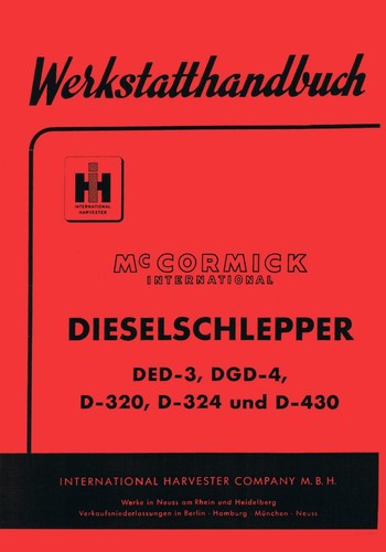 Manuale officina ihc - ihc, d-320