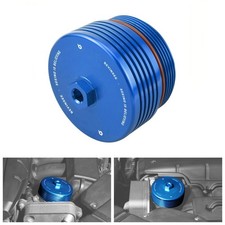 Coperchio carter filtro olio blu con guarnizione O-ring per motore BMW N54 N55 S55 N20 N26