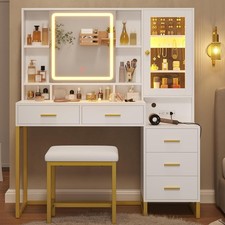 Vanità Trucco con Sgabello