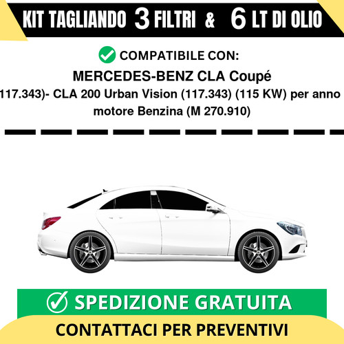 Tagliando per mercedes benz - per, mercedes-benz