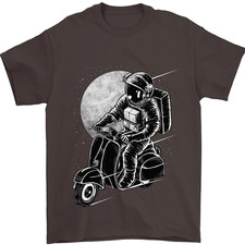 T-Shirt MOD Uomo Spaceman Biker Moto Astro 100% Cotone