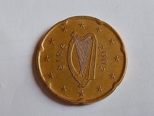 Moneta 20 centesimi di Euro Irlanda 2002, bella