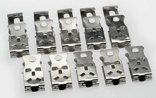 5 COPPIE DI PINZE IN ACCIAIO PER ASCIUGATURA NEGATIVI