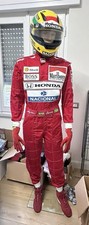 ayrton Senna casco tuta Guanti