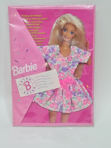 Barbie mattel fashion greeting - barbie,