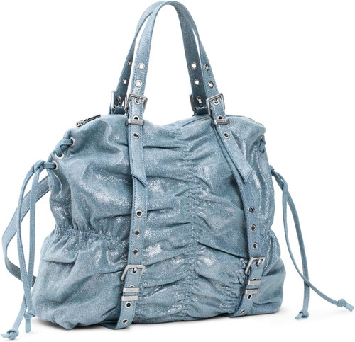 Desigual gathered denim zaino - desigual, denim,