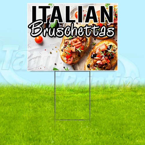 Insegna bruschetta italiana - insegna,