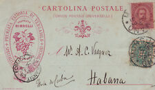 JJ173-DESTINAZIONE CUBA-CART.UMBERTO 1° DA MONSUMMANO