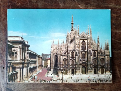 Cartolina piazza duomo milano - duomo,