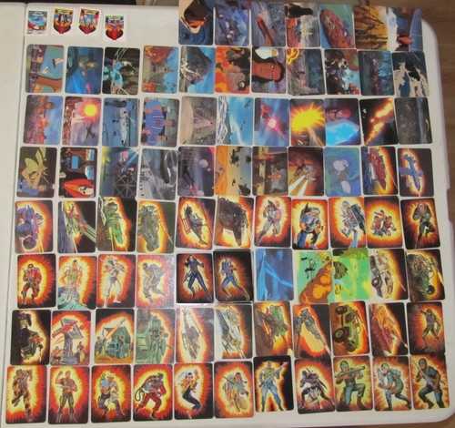 Hasbro 1986 joe cards - g.i., g1