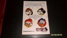 Advertising Italian Pubblicità Werbung: DISNEY COLOR GLASS TOPOLINO & Co. *1983*