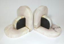 Supporti Per Libri Art Déco In Marmo Anni '20