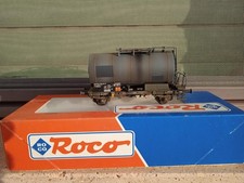 Carro cisterna 2 assi H0 Roco DB invecchiato sporcato Epoca IV Kesselwagen 1/87