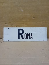 Targa ROMA license Plate