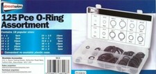 125 piece O ring seal gasket assortment set MOTORHOME BOAT CARAVAN CAR DIY