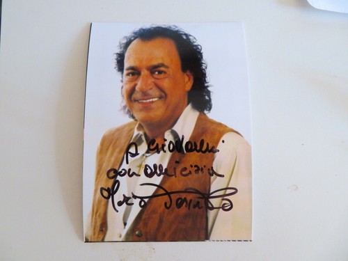 Autografo originale mario - autografo,
