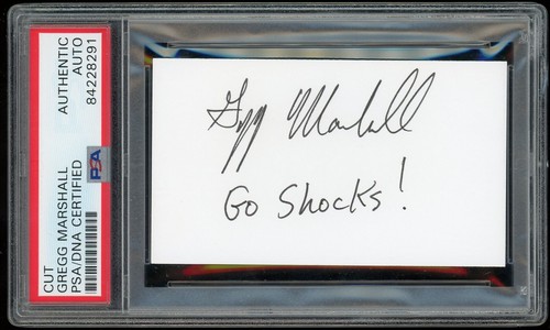 Gregg marshall iscrizione - marshall,