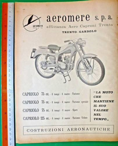 Pubblicità moto capriolo - pubblicità,