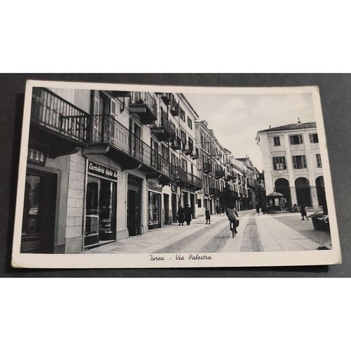 Cartolina ivrea via palestro - ivrea,