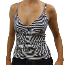 Top canotta donna righe
