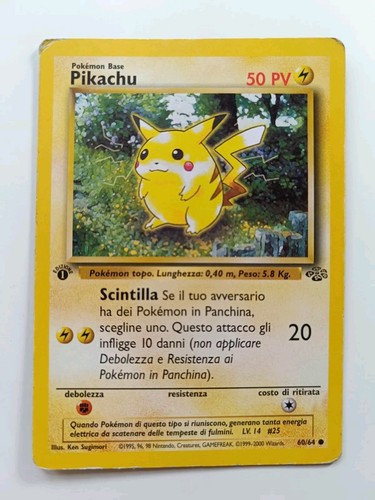Pokemon card pikachu 64 - pikachu, 60/64