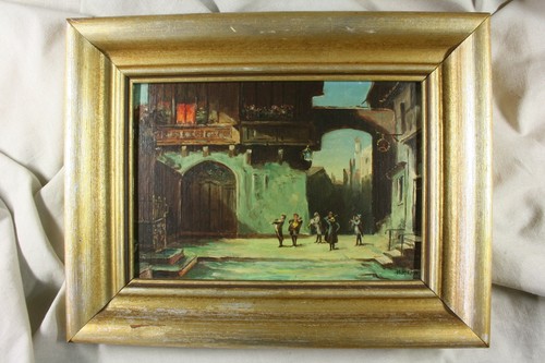 Pittura olio cartone - pittura, su