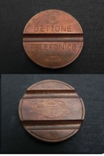 ITALIA - Gettone Telefonico anno 1975 - 7503 I.P.M. SIP59 - bel ROSSO!