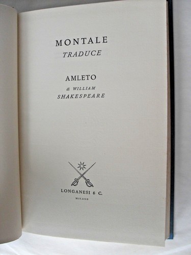 Montale traduce amleto - traduce,